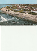 BRETIGNOLLES SUR MER (Vendée) Vue Générale Aérienne Circulée 1966 Timbre Coq 30c - Bretignolles Sur Mer