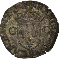 Monnaie, France, Charles IX, Douzain Aux Deux C, 1574, Dijon, TTB, Billon - 1560-1574 Charles IX