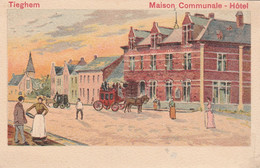 TIEGHEM  MAISON COMMUNALE  HOTEL - Anzegem