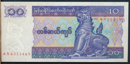 °°° MYANMAR - 10 KYATS UNC °°° - Myanmar