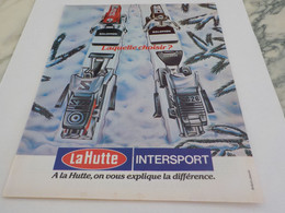 ANCIENNE PUBLICITE LAQUELLE CHOISIR LA HUTTE   1980 - Invierno