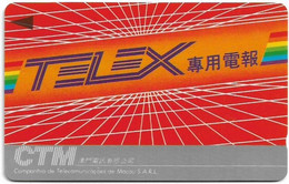 Macau - CTM (GPT) - 1st. Issues - Telex - 1MACF - 1990, 7.000ex, Used - Macao