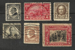 Etats-Unis N°249, 254, 256, 258, 259, 281 Cote 4.55€ - Used Stamps
