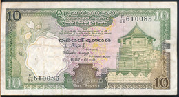 °°° SRI LANKA - 10 RUPEES 1987 °°° - Sri Lanka