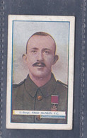 Great War, VC Heroes 1917 -  156 L/Sgt Frank McNess VC - Gallaher Original Cigarette Card. - Gallaher