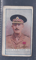 Great War, VC Heroes 1916 -  84 2nd Lt GAB Rochfort VC - Gallaher Original Cigarette Card. - Gallaher