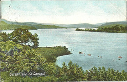 GARTAN LAKE  - COUNTY DONEGAL - IRELAND - WITH LONDONDERRY POSTMARK AND PORTRUSH ADDRESS - Donegal