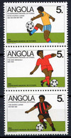 ANGOLA 753 / 755 ⭐⭐ MNH < SERIE COMPLETE 3 VALEURS LUXE - FOOTBALL - FUTEBOL - Africa Cup Of Nations