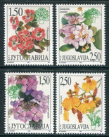 YUGOSLAVIA 1997 Ornamental Plants  MNH / **.  Michel 2827-30 - Unused Stamps