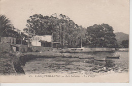 CPA Carqueiranne - Les Salettes - La Plage - Carqueiranne