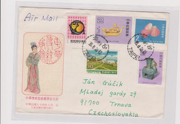 TAIWAN TAIPEI  Airmail Cover To Czechoslovakia - Corréo Aéreo