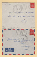 Timbre FM - Madagascar - Ambositra - 14e Bataillon D Infanterue De Marine - 1960-1961 - Military Postage Stamps