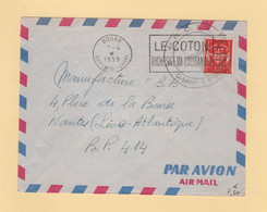 Timbre FM - Oubangui Chari - Bouar - 1959 - Camp Leclerc - 4e RCIA - Timbres De Franchise Militaire