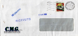 PALERMO /  Città -  Cover _ Lettera Pubblicitaria - Castelli Lire 650 Isolato - 1991-00: Storia Postale