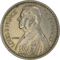 Monnaie, Monaco, Louis II, 20 Francs, Vingt, 1947, TTB+, Cupro-nickel - 1922-1949 Louis II