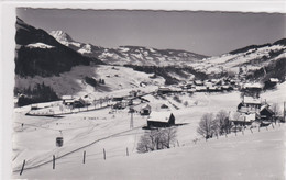 Charmey En Hiver, Ancienne Télécabine, Carte-photo - Charmey