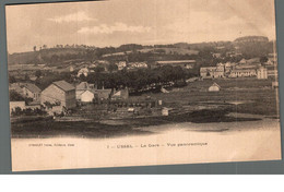 Cpa  19 La Corrèze Ussel  La Gare Vue Panoramique - Ussel