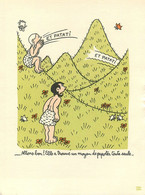 Jean EFFEL - ILLUSTRATEUR - ILLUSTRATION FICHE ANCIENNE - N°VIII - Format (16 X21 Cm) - TRES BON ETAT - Dos Vierge - Effel