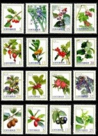 Complete Series Taiwan 2012-2014 Berries Stamps (I-IV) Berry Flora Fruit Plant Medicine Coffee Edible - Colecciones & Series