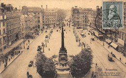 BRUXELLES - Place De Brouckère Vers Le Boulevard Anspach - Lanen, Boulevards