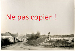 PHOTO FRANCAISE - ENTREE DU VILLAGE DE VAUDEMANGE PRES DE BILLY LE GRAND - REIMS MARNE - GUERRE 1914-1918 - 1914-18