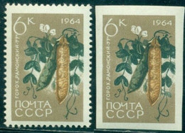 1964 Pea,garden Pea,gartenerbse,Pisum Sativum,Russia,2925 A+B,MNH - Legumbres