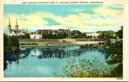 WashingtonSpokane Gonzaga University And St Aloysius Church - Spokane