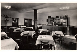 (RECTO / VERSO) SAAR DILLINGEN EN 1950 - RESTAURANT WERNER MEILCHEN -  BEAU TIMBRE ET CACHET - FORMAT CPA - Kreis Saarlouis