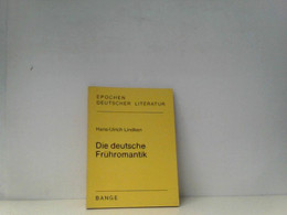 Die Deutsche Frühromantik Epochen Deutscher Literatur Band 480 Dalp-Taschenbücher Dreizehnte Auflage 1968 - Schulbücher