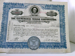 Aktie: The Clemenseau Mining Corporation - Raritäten