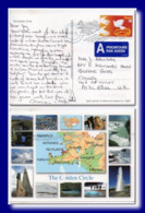 2006 Island Postcard Multiview (the Golden Circle) Posted Reykjavik To GB - Brieven En Documenten