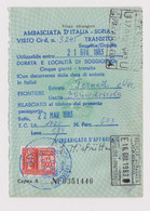 Italy 1983 Consular Passport Fiscal Revenue Visa Stamp 1000 Lire On Fragment Page (52001) - Steuermarken