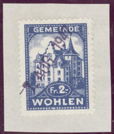 Heimat AG WOHLEN 1941-08-07  Fiskalmarken 2.-Fr. Briefstück - Fiscaux