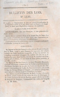 CHEMIN De FER Compagnie De ROUEN Au HAVRE -  Ordonnance De Août 1844 - 16 Pages - Eisenbahnverkehr