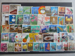 JAPON  LOT DE 50 T-P  OBLITERES TOUS DIFFERENTS TB - Collections, Lots & Series