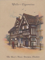 1 Bears Head, Brereton Cheshire - Old Inns 1939  - Wills Cigarette Card - L Size 6x8cm - Wills