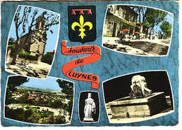 Luynes  Souvenir 5 Vues Blason ( église , Journaux ,  Fontaine ...  Avant 1967 - Luynes