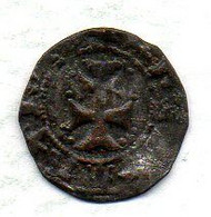 HUNGARY, 1 Kronendenar, Billon, Year 1385-95, Maria - Hongarije