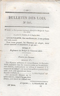 BUDGET De L'Exercice 1838 - Décrets & Lois