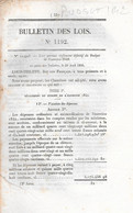 BUDGET De L'Exercice 1842 - Décrets & Lois
