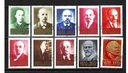 USSR 1970. Birth Centenary Of V.Lenin (2nd Issue). Used. Mi. Nr. 3749-58. - Usati