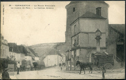 Vermenton - La Route Nationale - La Justice De Paix - Le Cadran Solaire - Roche édit N° 36 - Voir 2 Scans - Vermenton