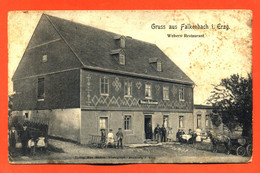 CPA Autriche  Gruss Aus Falkenbach I Erzg  " Webers Restaurant " Oblitérée Wolkenstein - Autres