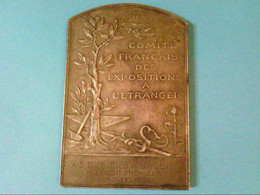 Medaille, Silber, Comite Francais Des Expositions A L'etranger, Ca. 61 Gramm. - Numismatiek