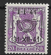 België  Typo Nr. 459 - Typo Precancels 1936-51 (Small Seal Of The State)