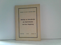 Beiträge Zur Heimatkunde Der Stadt Schwelm Und Ihrer Umgebung Heft 29 Dezember 1979 - Deutschland Gesamt