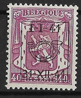 België  Typo Nr. 462 - Typo Precancels 1936-51 (Small Seal Of The State)