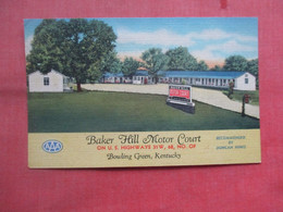 Baker Hill Motor Court.   Bowling Green   Kentucky       Ref  5401 - Bowling Green