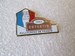 RARE   PIN'S    RALLYCROSS  DE  FRANCE   COTENTIN       1993 - Rallye