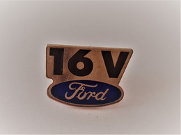 PINS  AUTOMOBILE FORD 16 V / Signé  PROGEXION /  33NAT - Ford